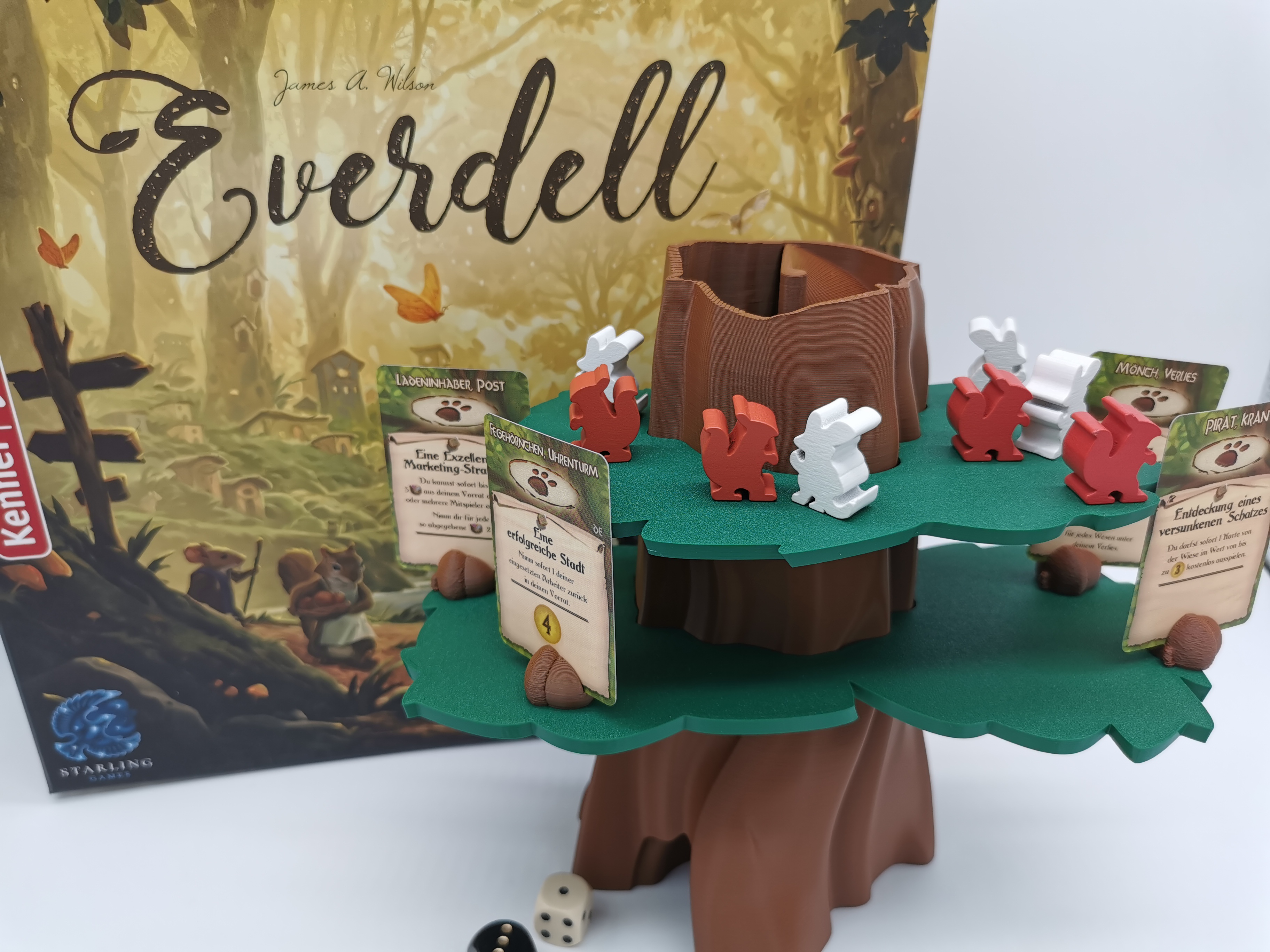 Everdell Würfelbaum, Dice Tower by viridisdruck.de Download free STL