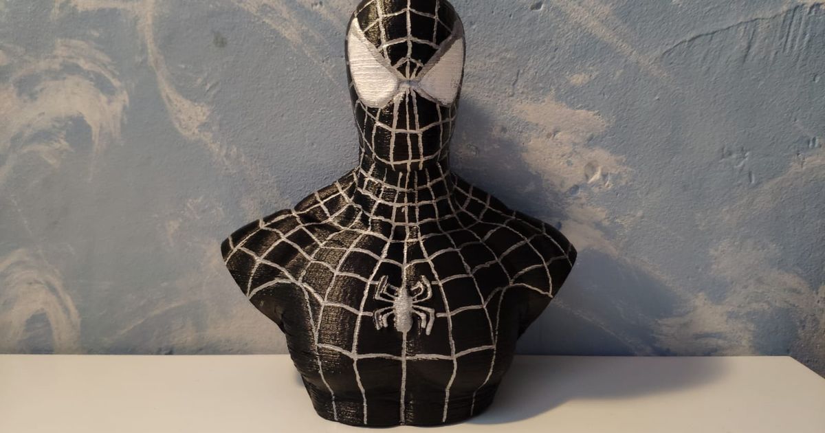 スパイダーマン3 Black suited Spiderman bust スパイダーマン3 Black suited Spiderman bust