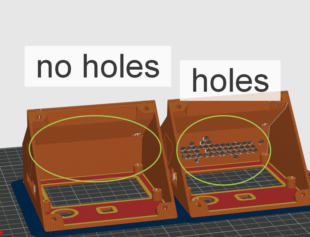 TFT Holder v1.2.1 (can face either way, X or Y)  NO HONEYCOMB pattern