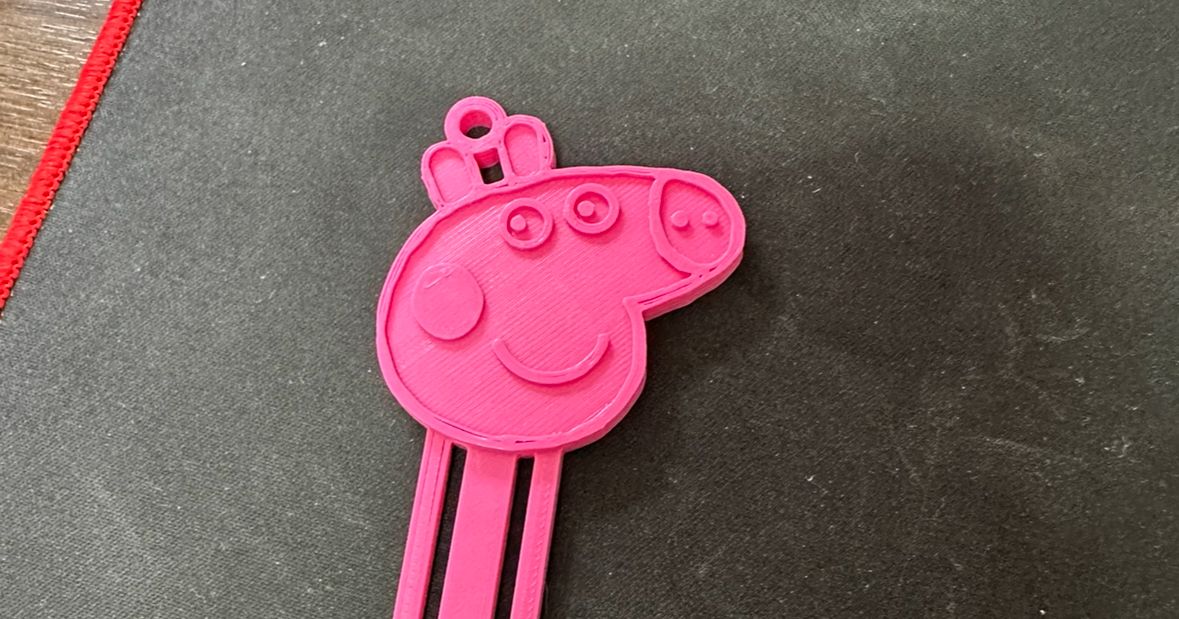 Peppa Pig Bookmark/Key Chain/Playdough Press by Brad | Download free ...