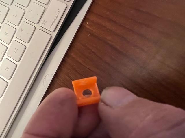 ZipTie to screw mount