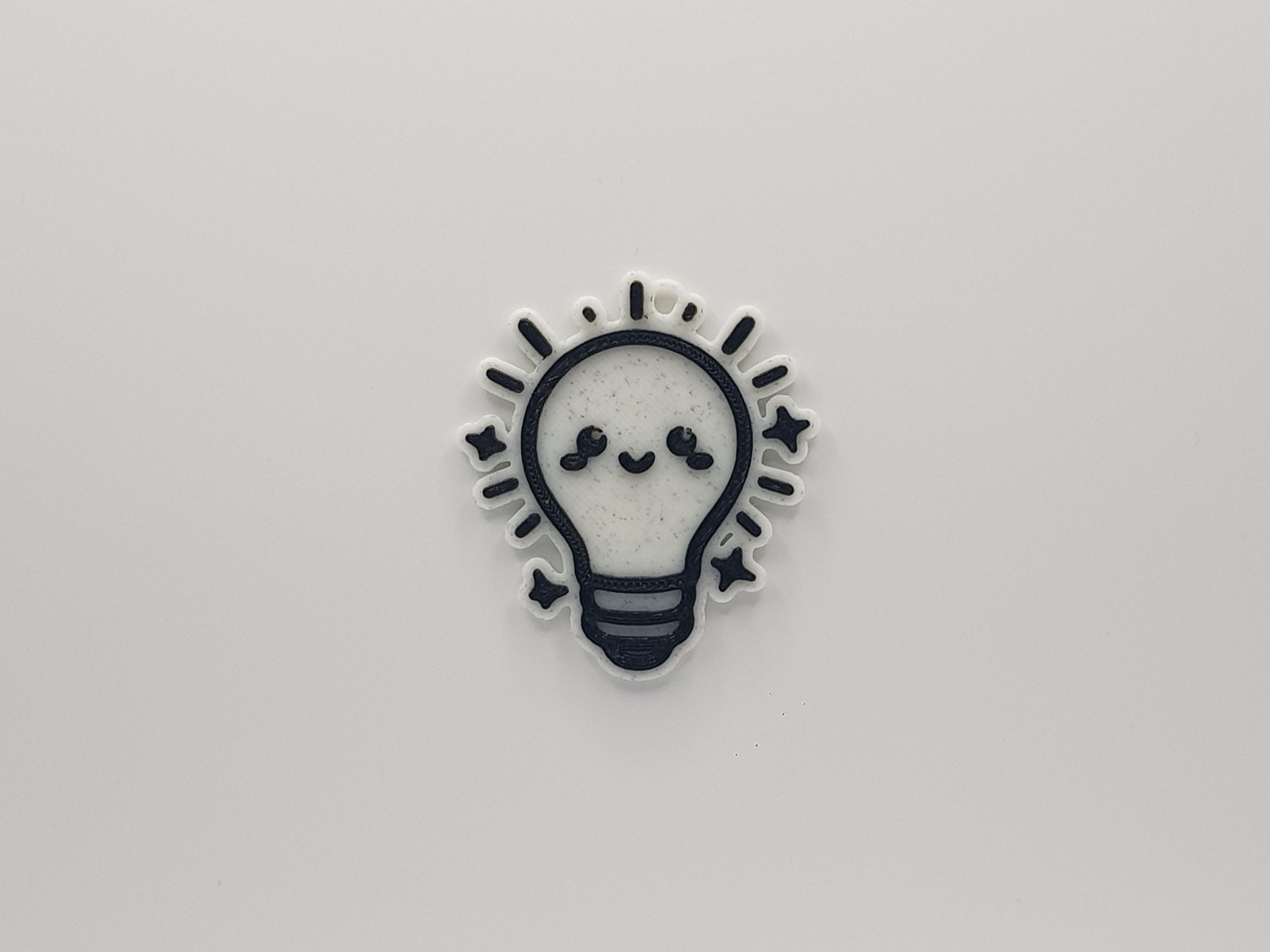 Happy Bulb Keychain