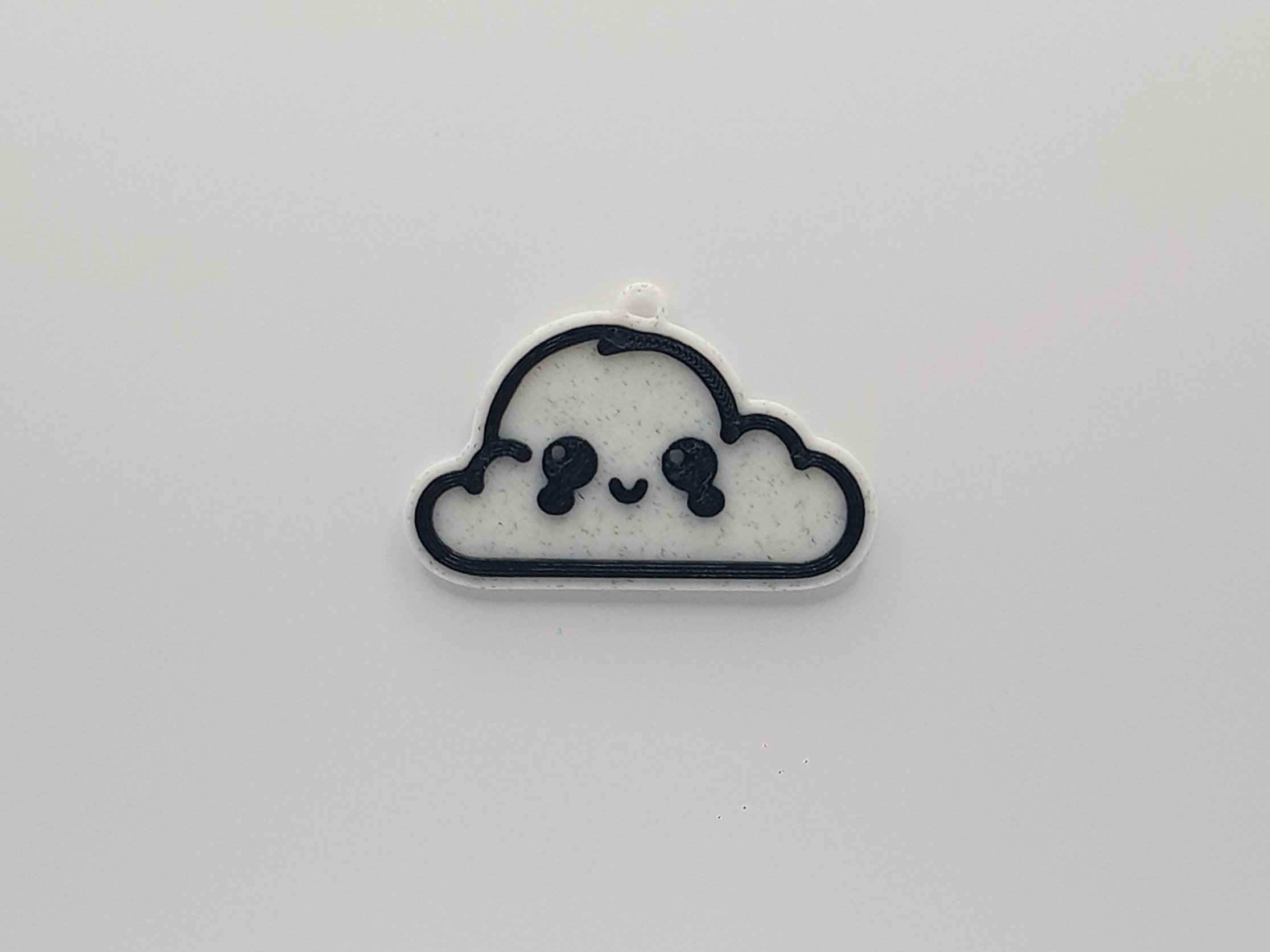 Happy Cloud Keychain