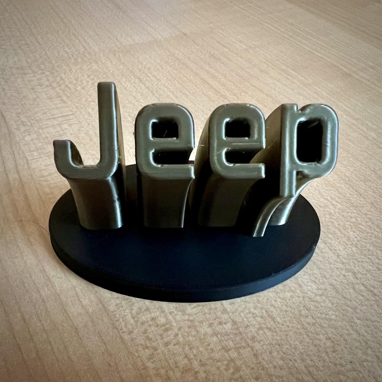 Jeep logo desktop by florinux | Download free STL model | Printables.com