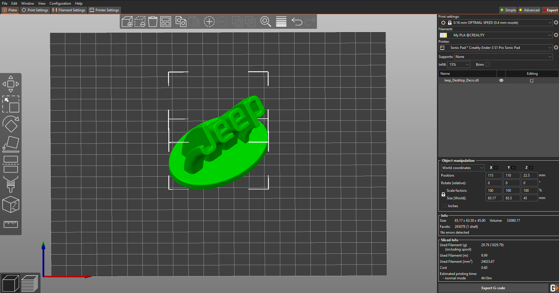 Miniatura 4 do modelo 3D Jeep logo desktop