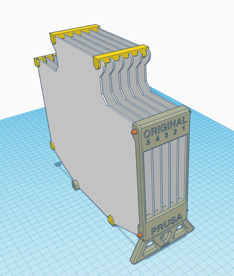 Prusa MMU3 Buffer-Holder and Sideplates by Tritschi | Download free STL ...