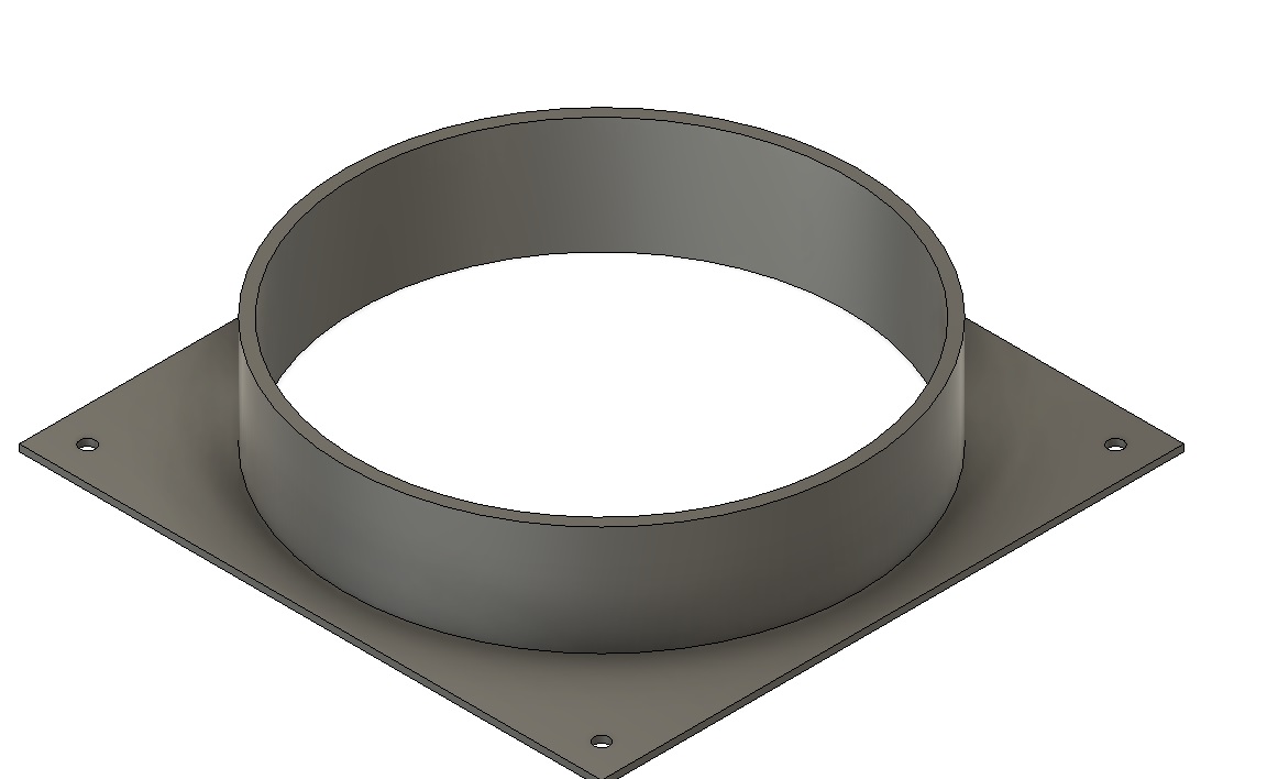 Valve Wall connector 150mm,