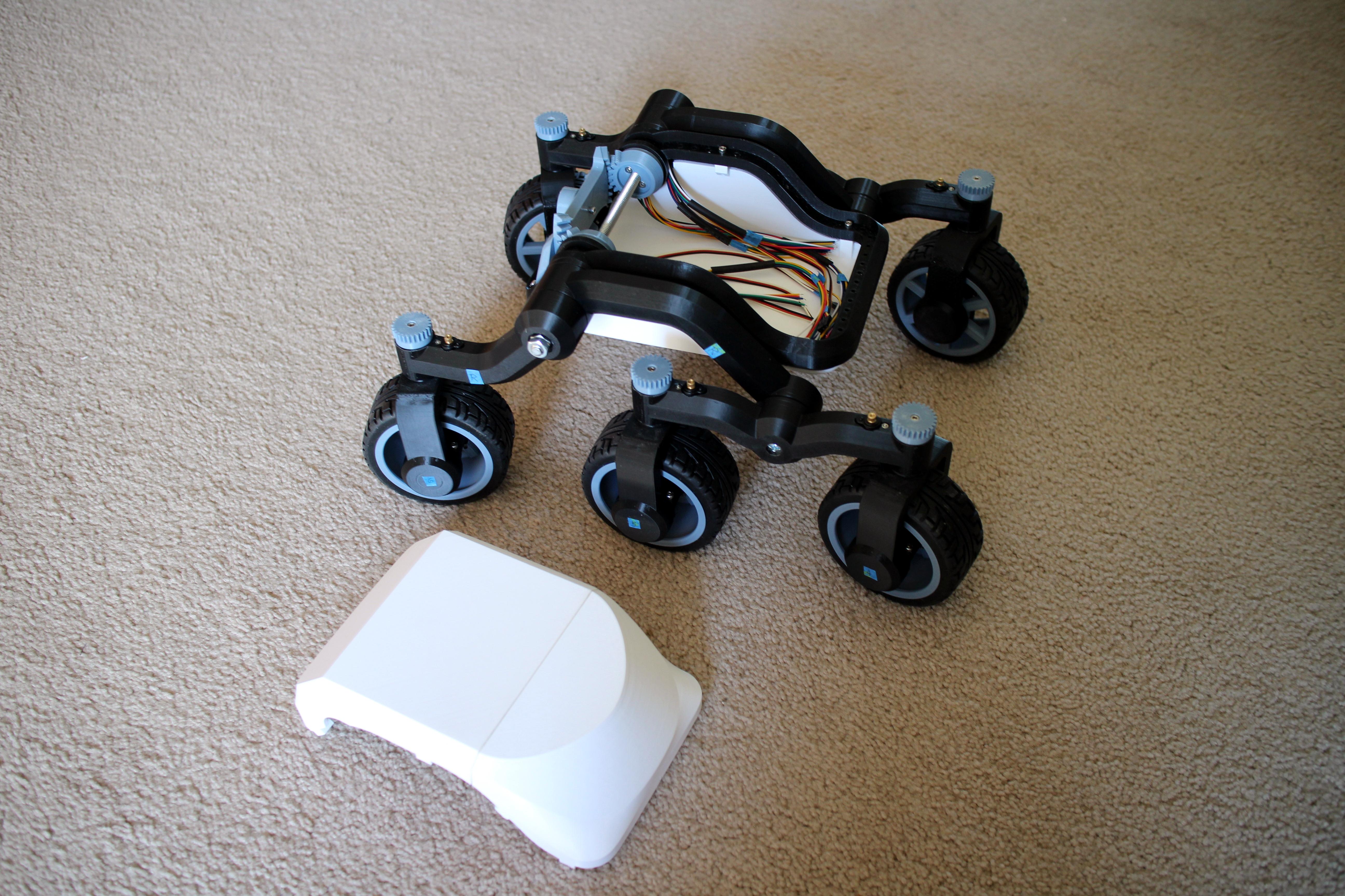 Stair Climbing Rover Front Canopy 3D model thumbnail