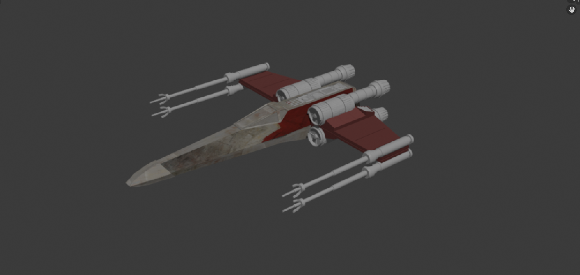 High detailed X-wing — miniatura 8