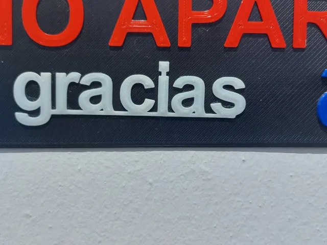 letras unidas, texto: gracias