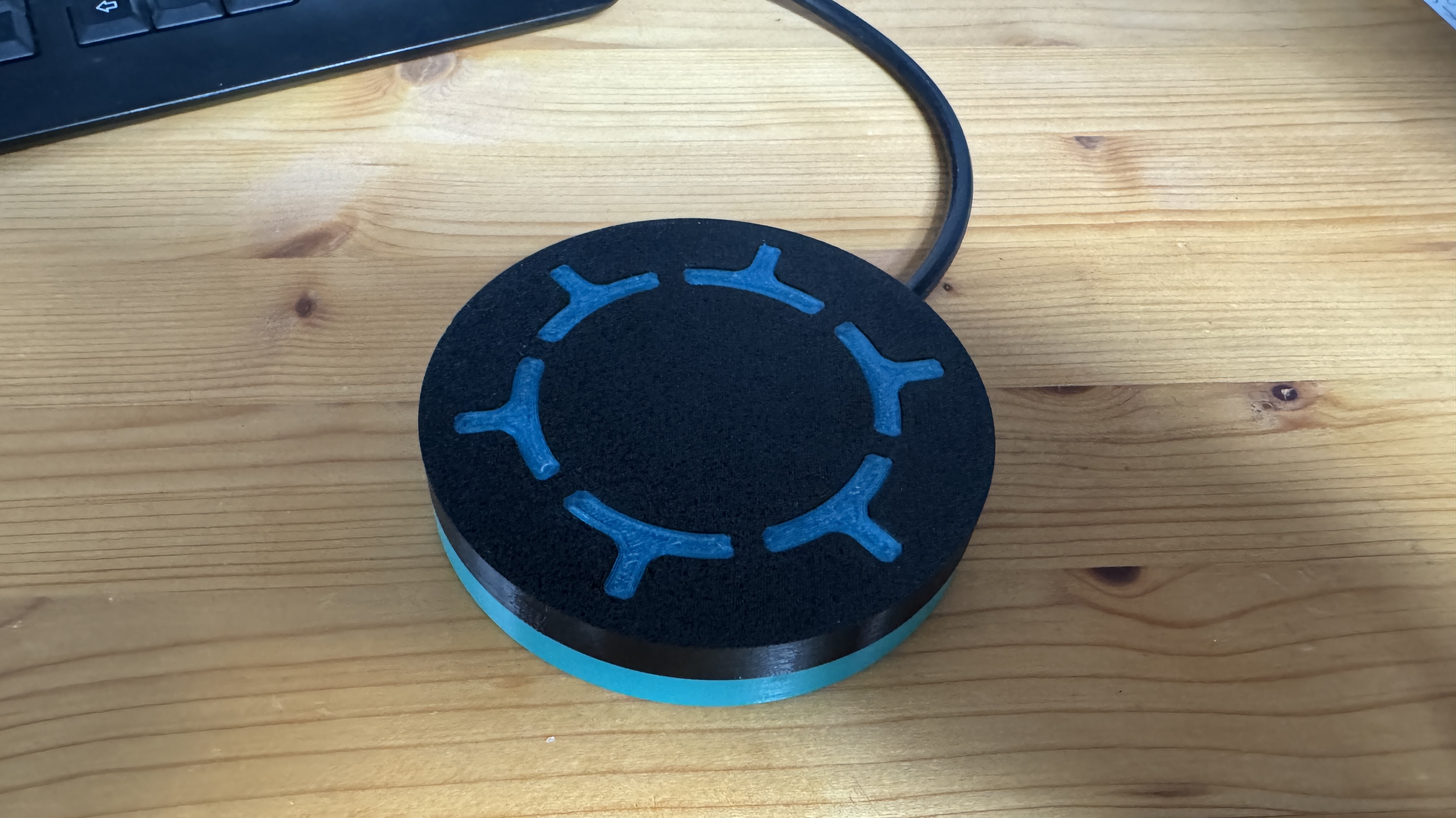 Touch sensitive coaster