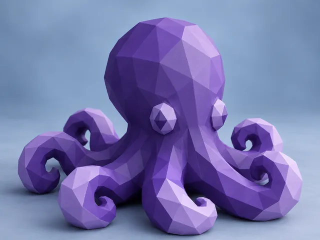 Low Poly Octopus