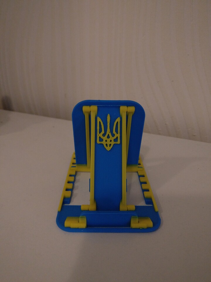 [Remix] Phone Stand foldable, print-in-place, credit card sized