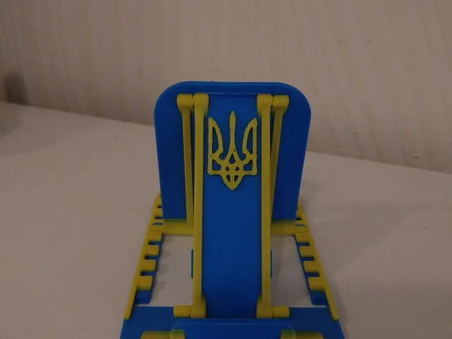 [Remix] Phone Stand foldable, print-in-place, credit card sized