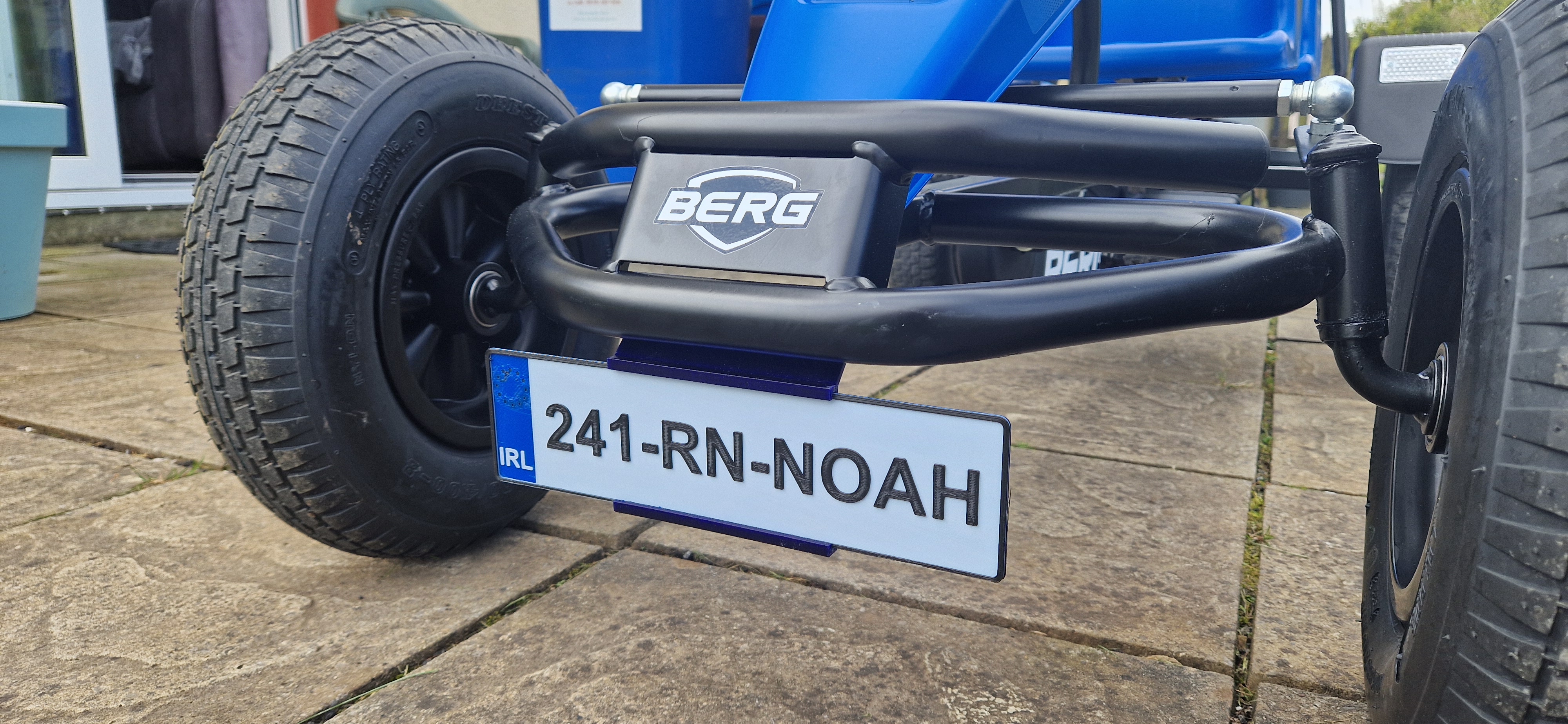Irish Registration Plate for Berg XL Holder