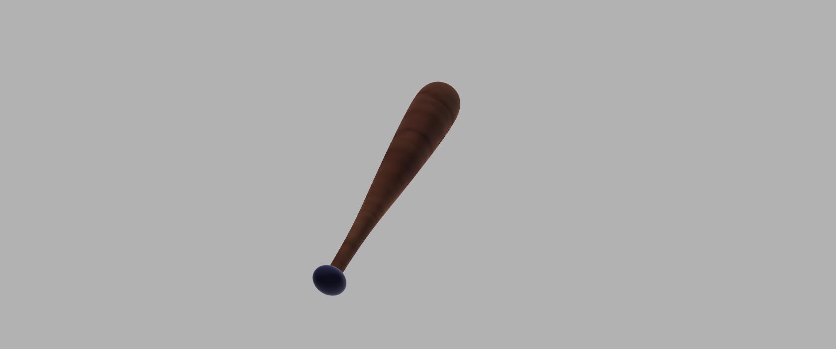 Miniatura 4 do modelo 3D baseball bat