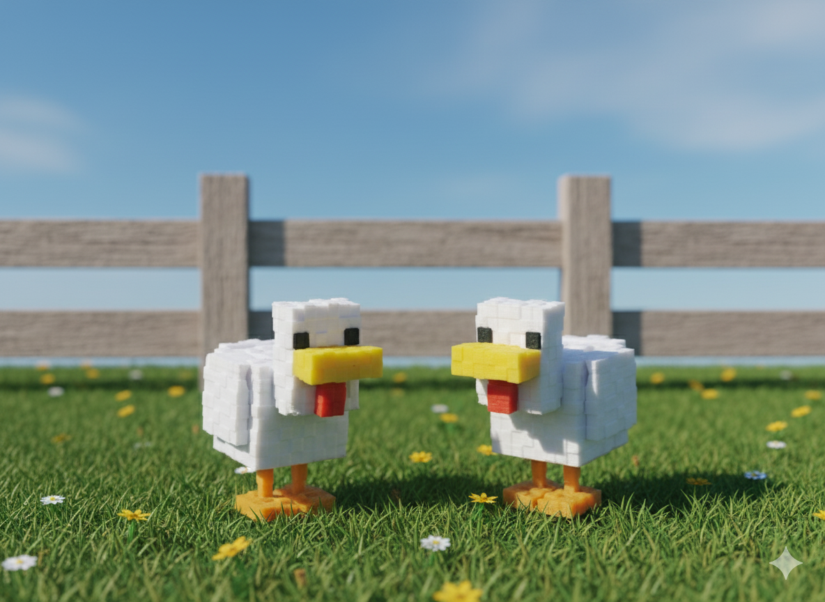 Minecraft Chicken Duck