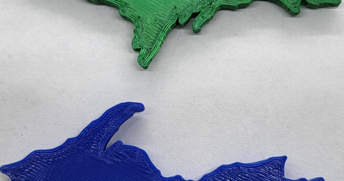 Yooper magnet by 3D Gene Designs | Download free STL model | Printables.com