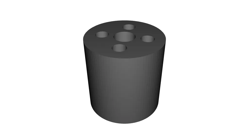 70mm wide 18mm Vape Holder with 4 Cartridges slots by Chris Hallgren |  Download free STL model