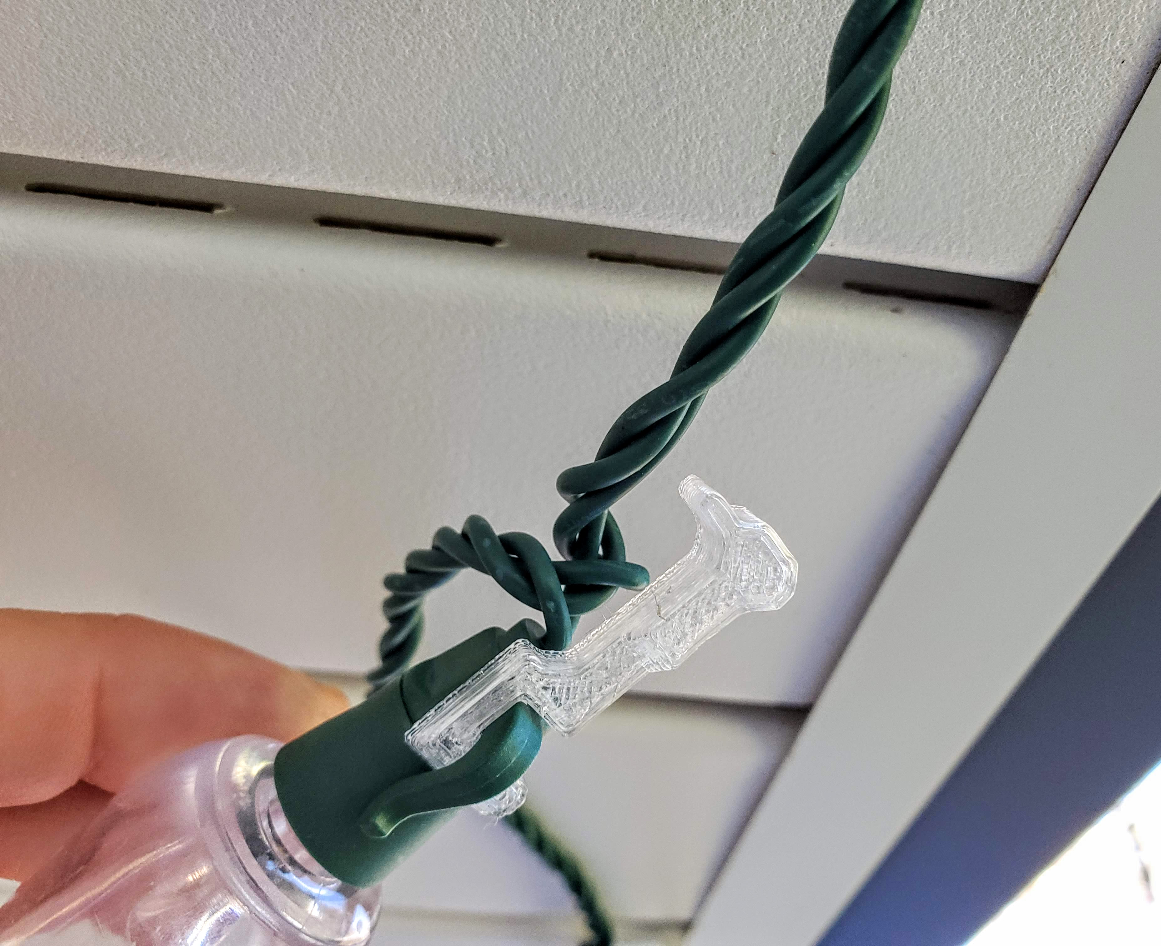 Hidden Vent Soffit Hanger for Christmas Lights by Thos. Download free