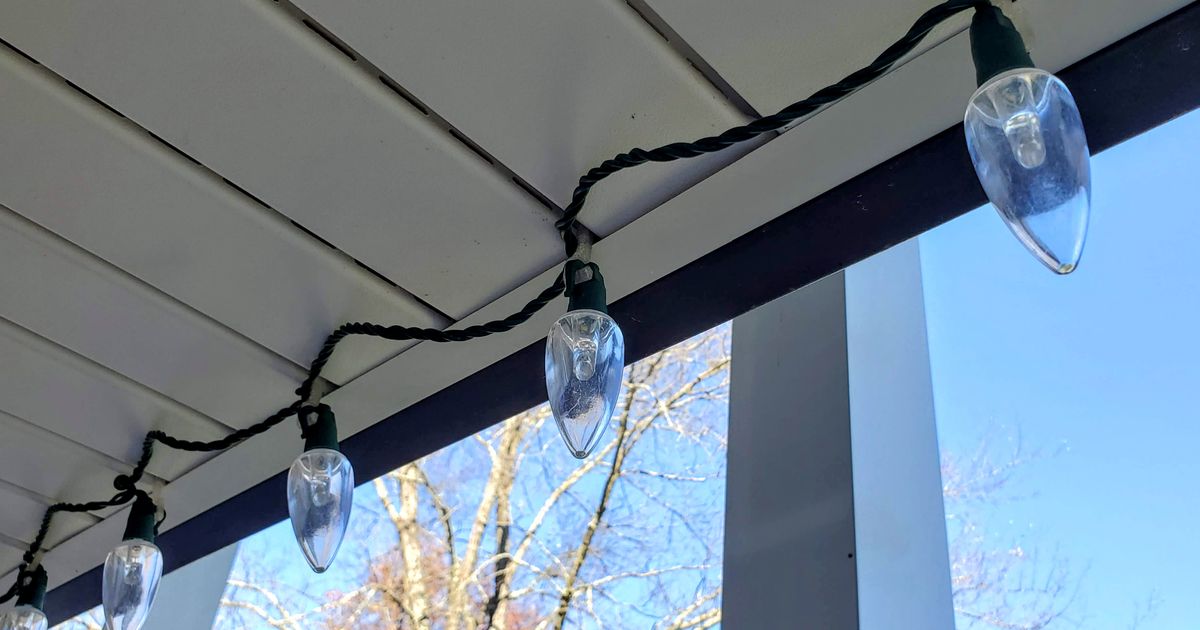 Hidden Vent Soffit Hanger for Christmas Lights by Thos. Download free