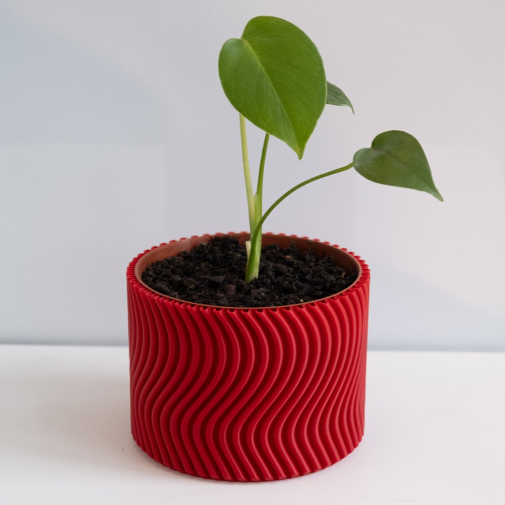 Miniatura 3 do modelo 3D WAVY vase mode flowerpot planter