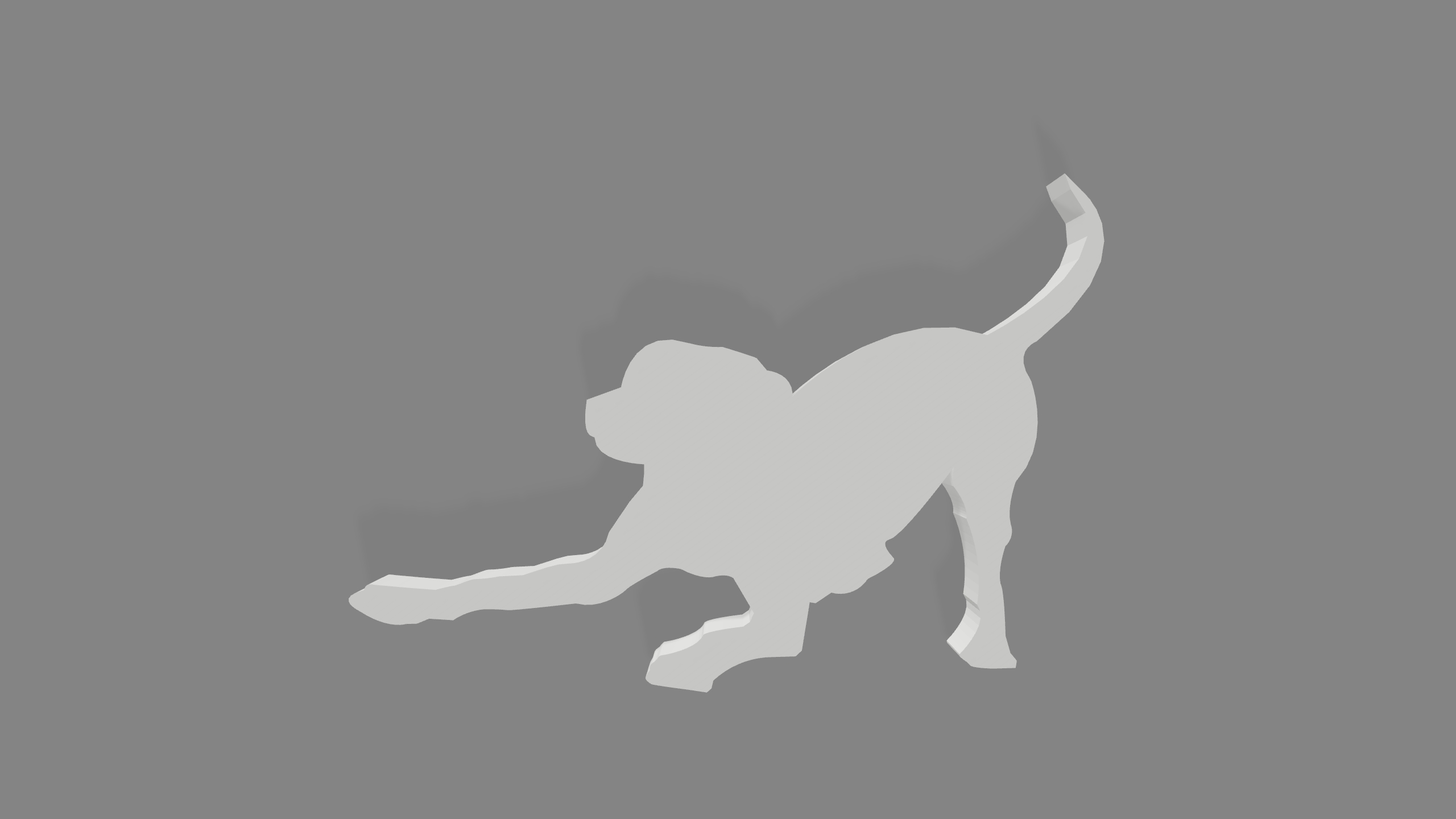 Dog silhouette