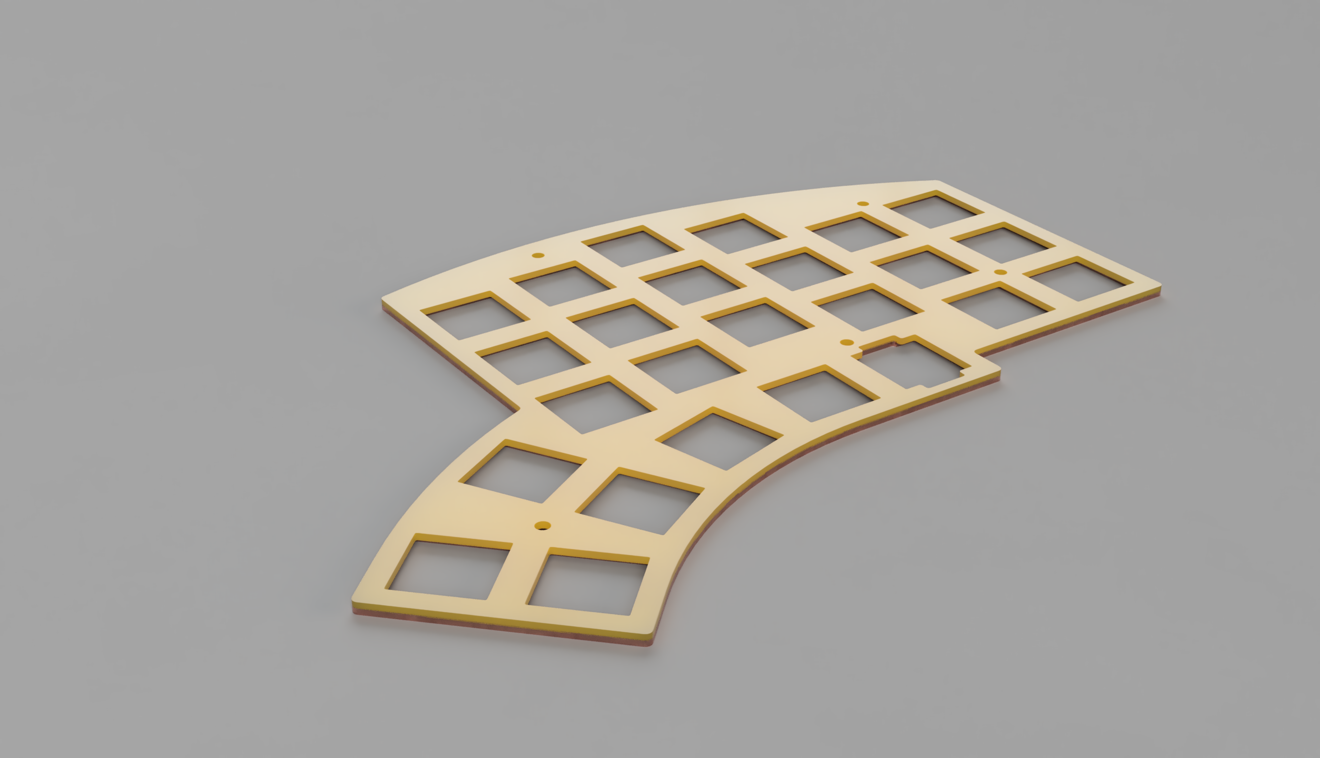 Kyria mid layer for plate case