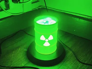 BARIL PDX RADIOACTIVE LAMP TOXIC INSPIRED TO FALLOUT UNIVERSE by