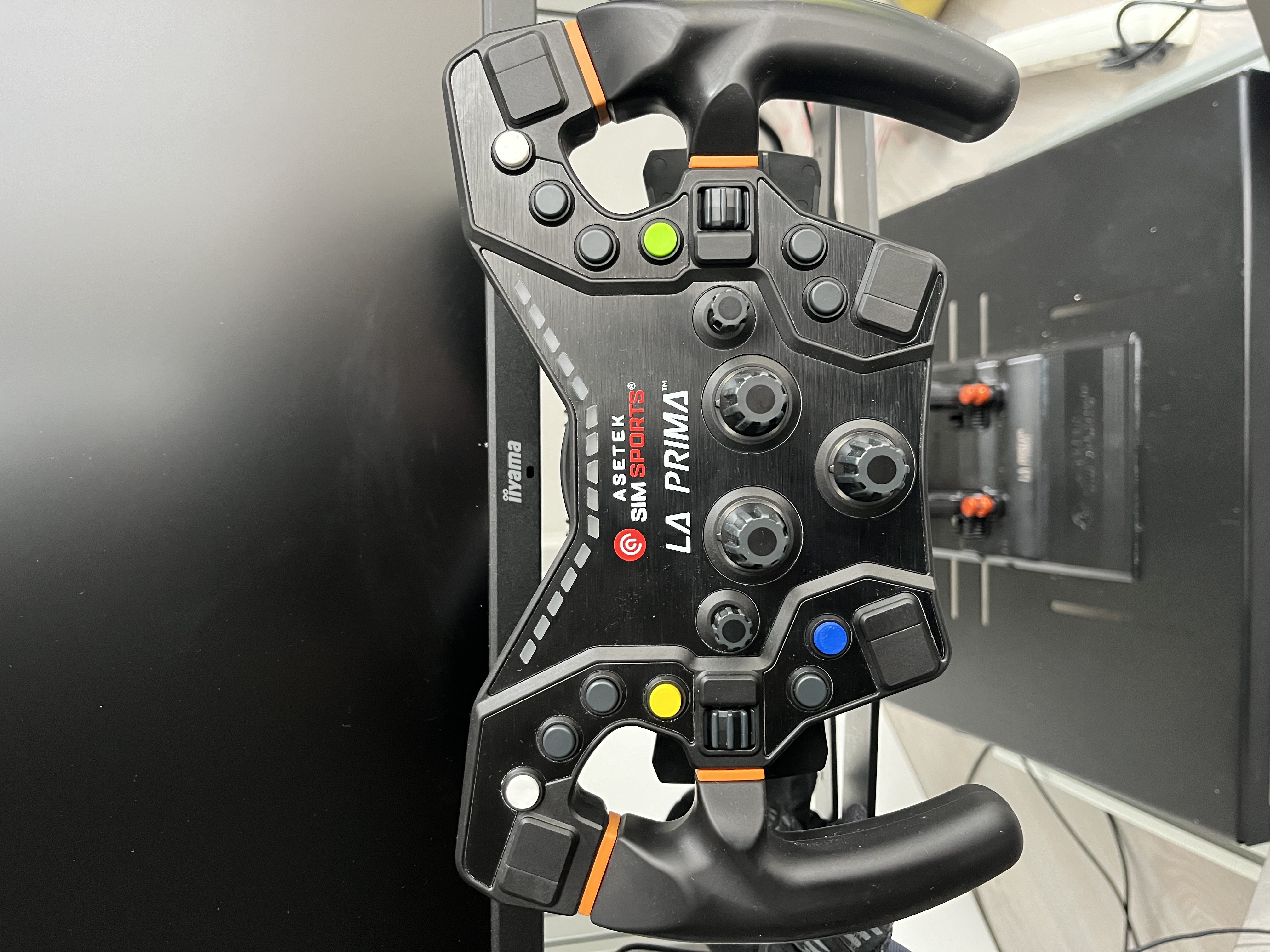 Asetek steering wheel button / Tlačítko pro volant Asetek