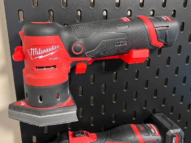 Milwaukee orbital detail sander holder for Ikea Skadis