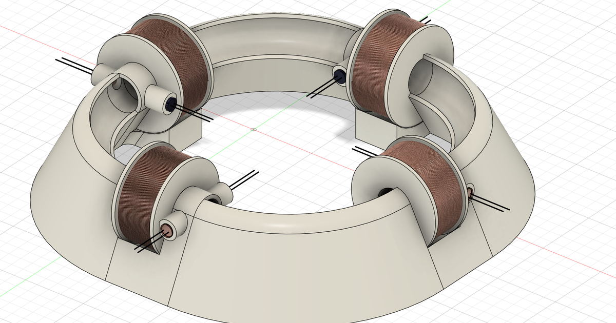 Electromagnetic accelerator by Kisssenschlacht | Download free STL ...