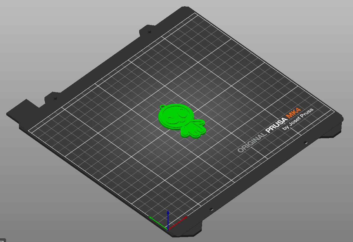 Miniatura 2 do modelo 3D Happy Alien Keychain