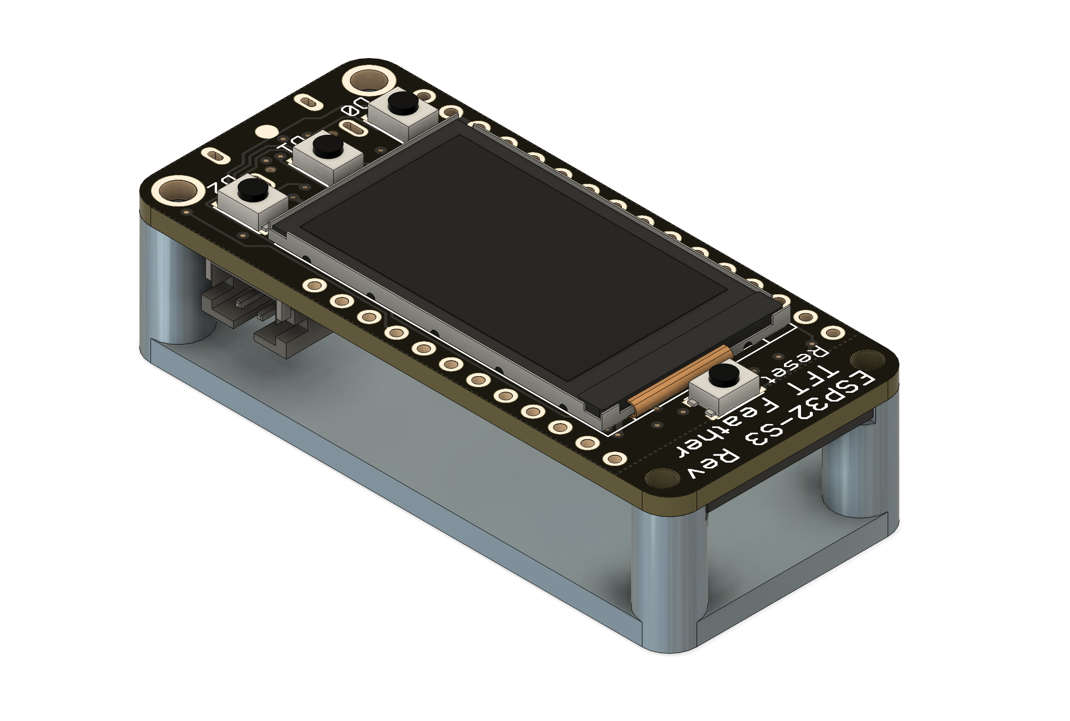 Feather esp32 s3 reverse tft stand by mangtronix download free stl