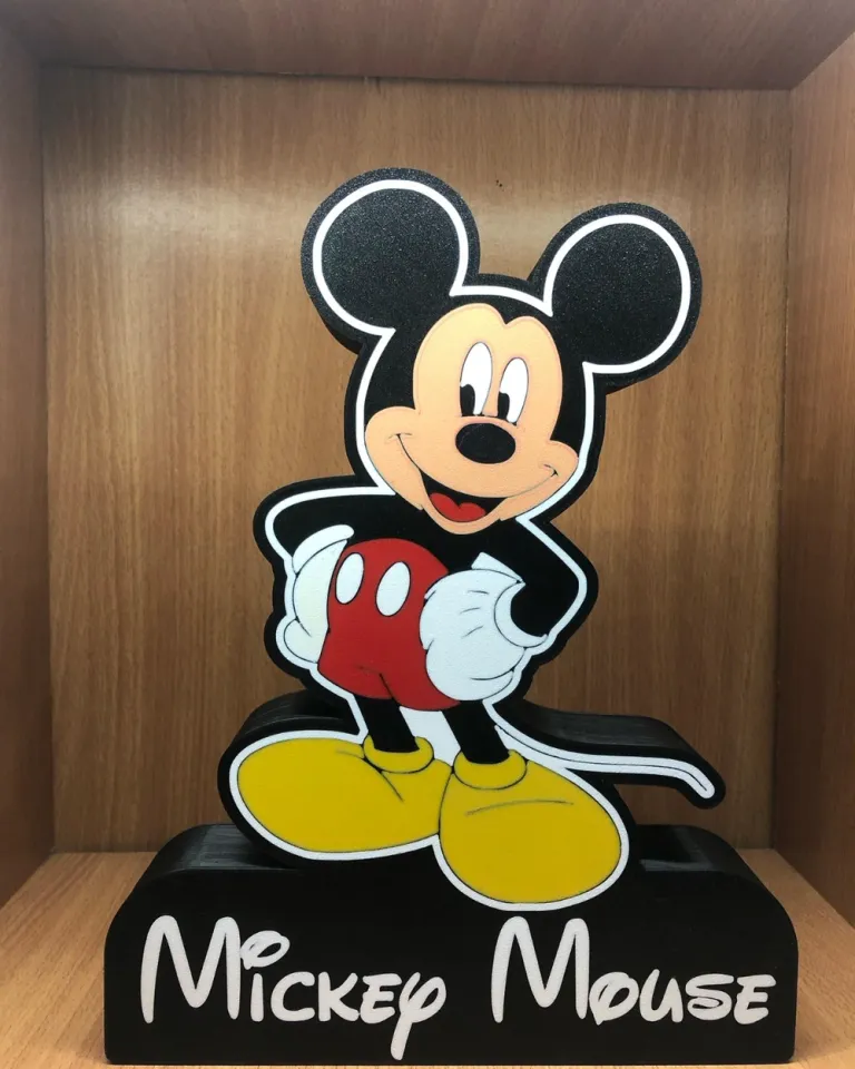 Mickey Mouse Lightbox LED Lamp by Magic Studio 3D | Download free