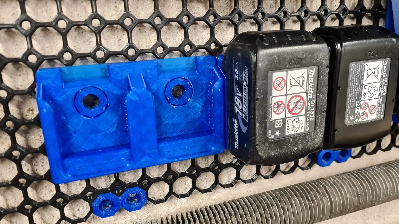 Makita Battery Mount Duo For Multiboard by Nahoj86 | Download free STL ...