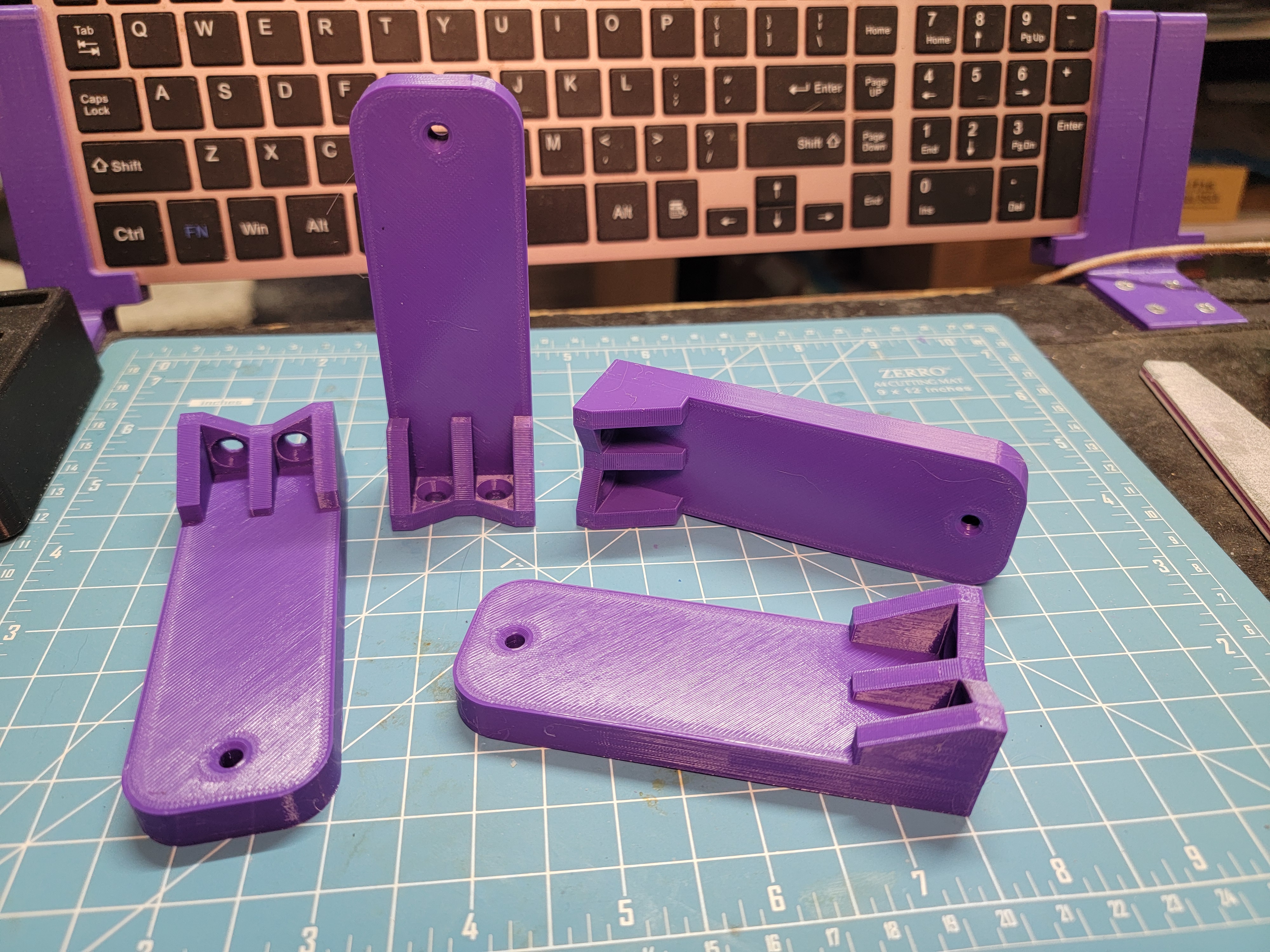 Keyboard Drawer Slide Mounting Block Remix