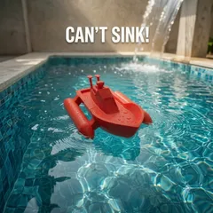 floating boat (cant sink!)