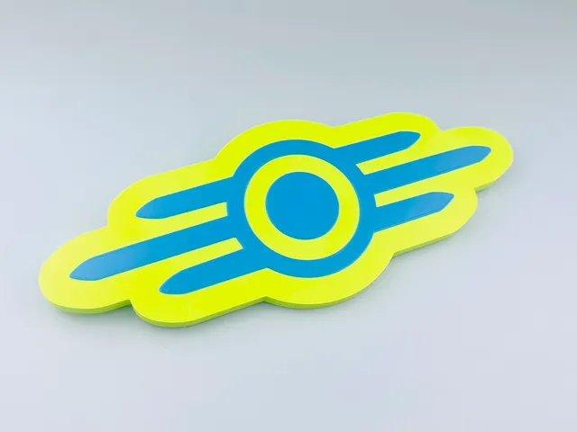 Vault Tec Logo Wall Plaque Sigh