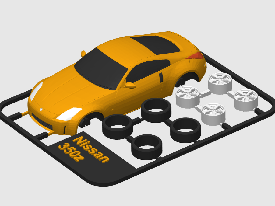 Nissan 350Z Kit Card by Jerryie | Download free STL model | Printables.com