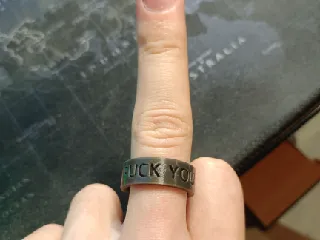 FU ring by MK4newbie aka darkholder | Download free STL model ...
