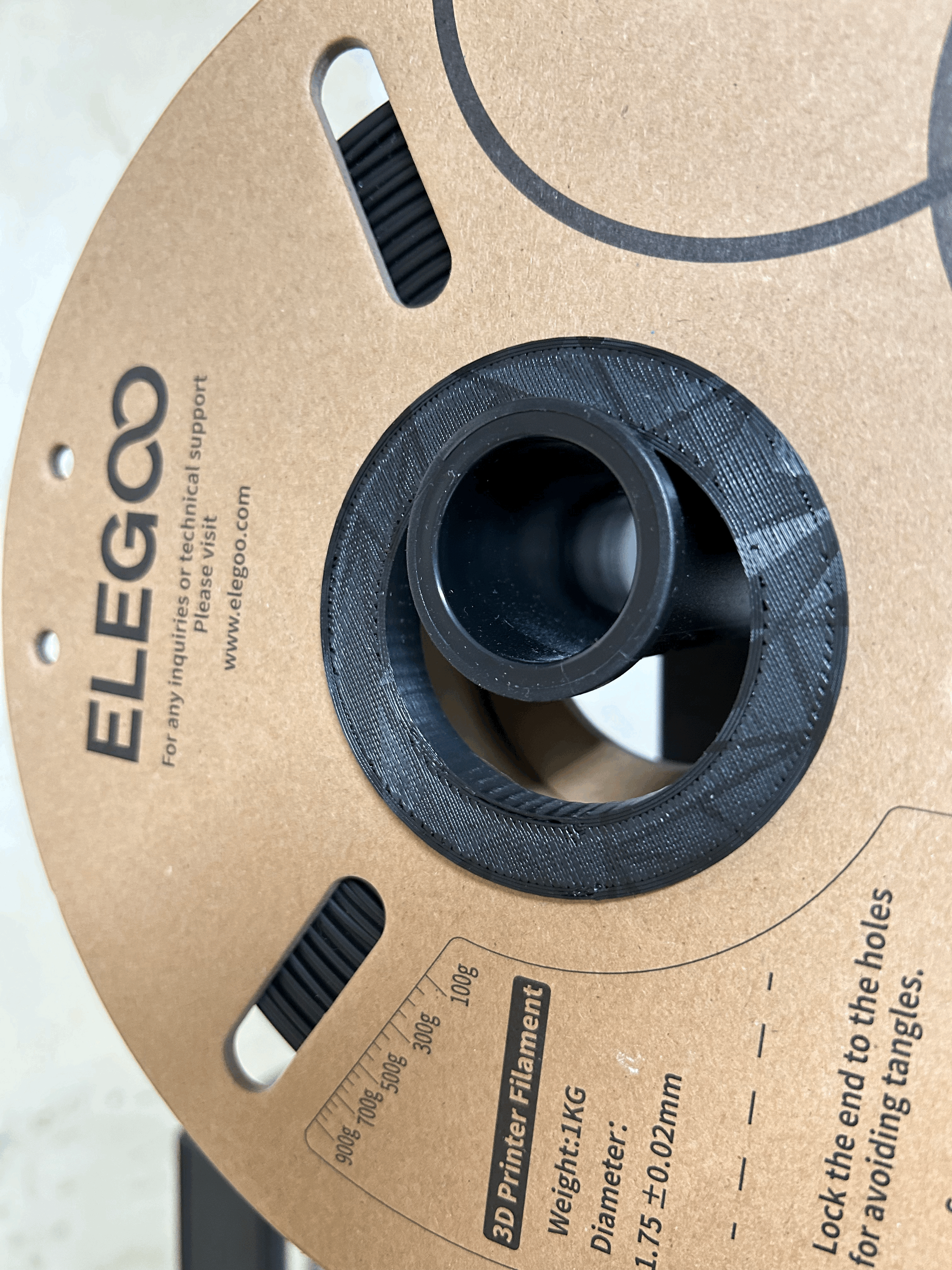 Elegoo Abrollring / Cardboard Filament Spool Ring 53.3mm