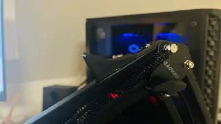 Microphone Boom Arm Headset Holder