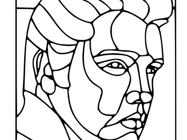 Elvis Presley face wall art