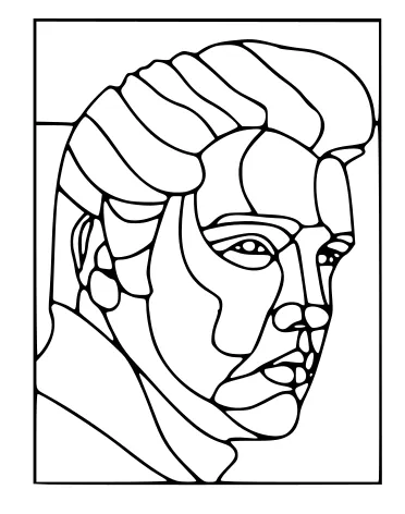 Elvis Presley face wall art