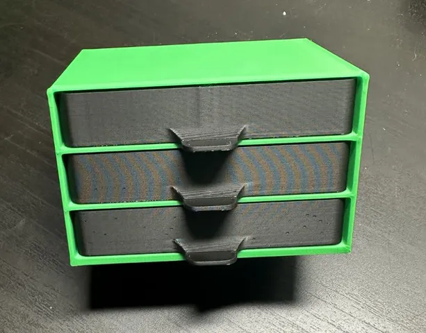 Small Parts Storage - 3 Bays + Stackable