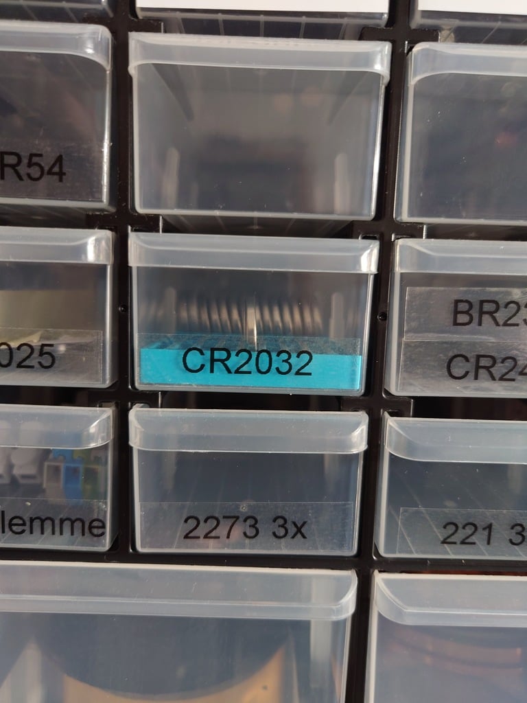 CR2032 Holder Inster for Stanley Parts Bin
