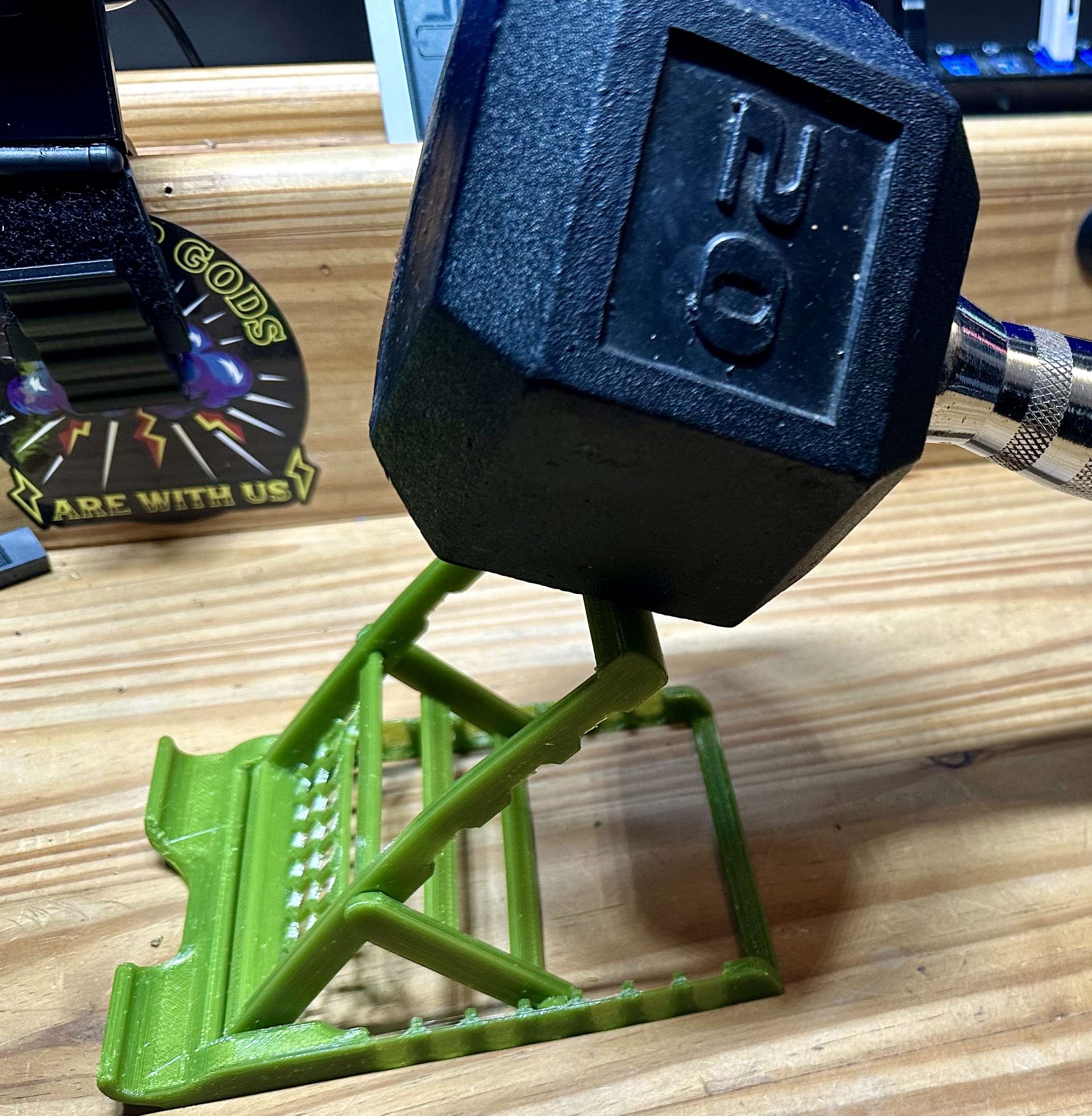Stong Print in Place Tablet Stand 3D model thumbnail