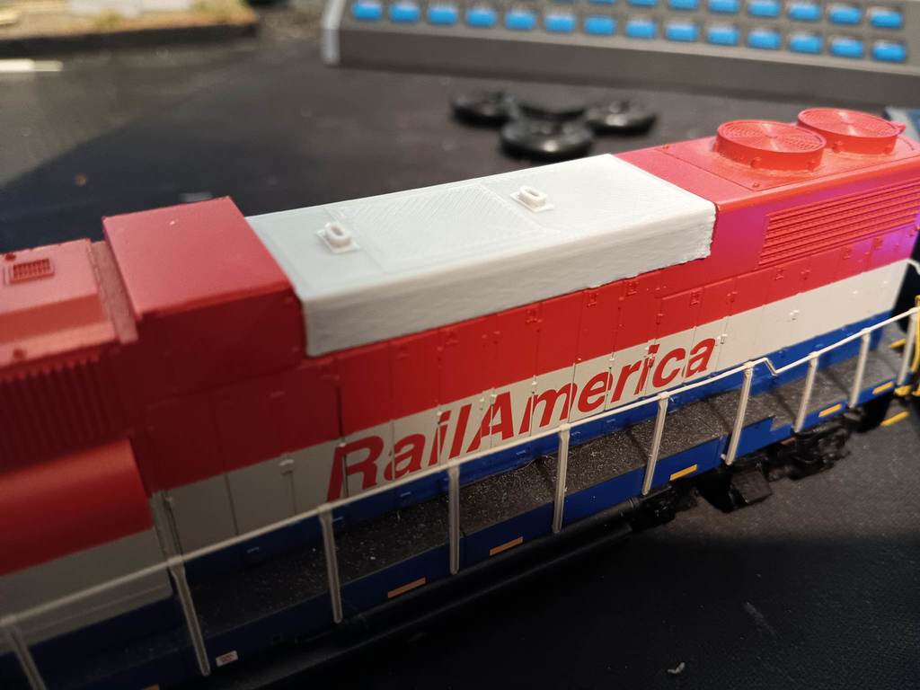 HO Scale DCC Cover EMD GP38 by Troy | Download free STL model ...
