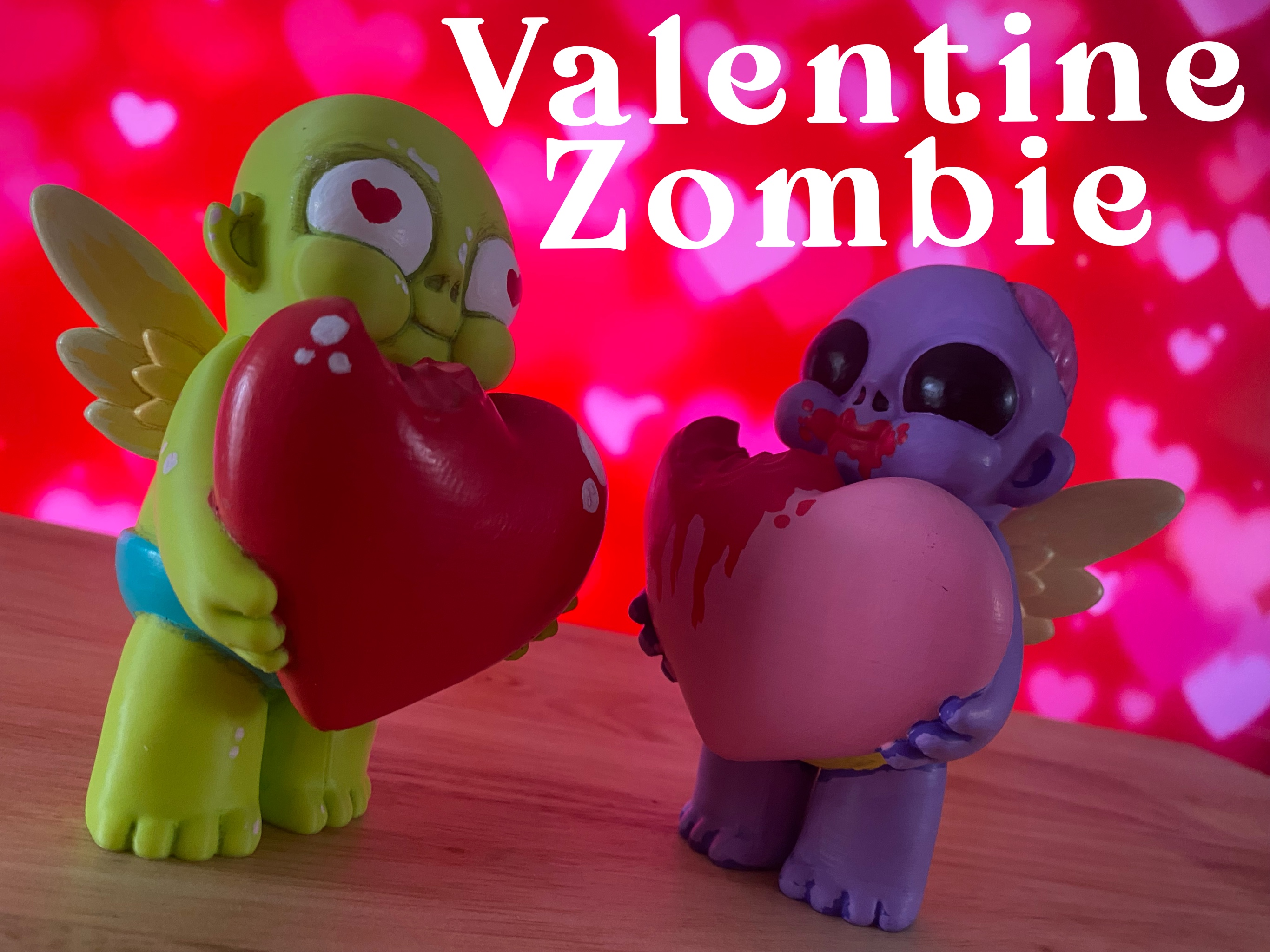 Zombie Cherub Valentine's Day Heart Chop!